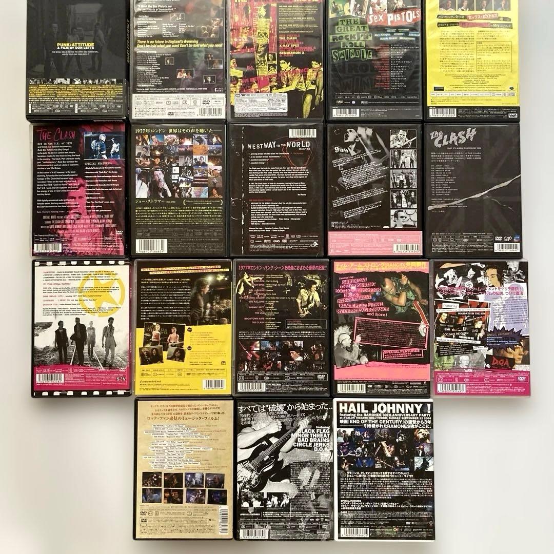 パンク　DVD 18枚　sex pistols the clash