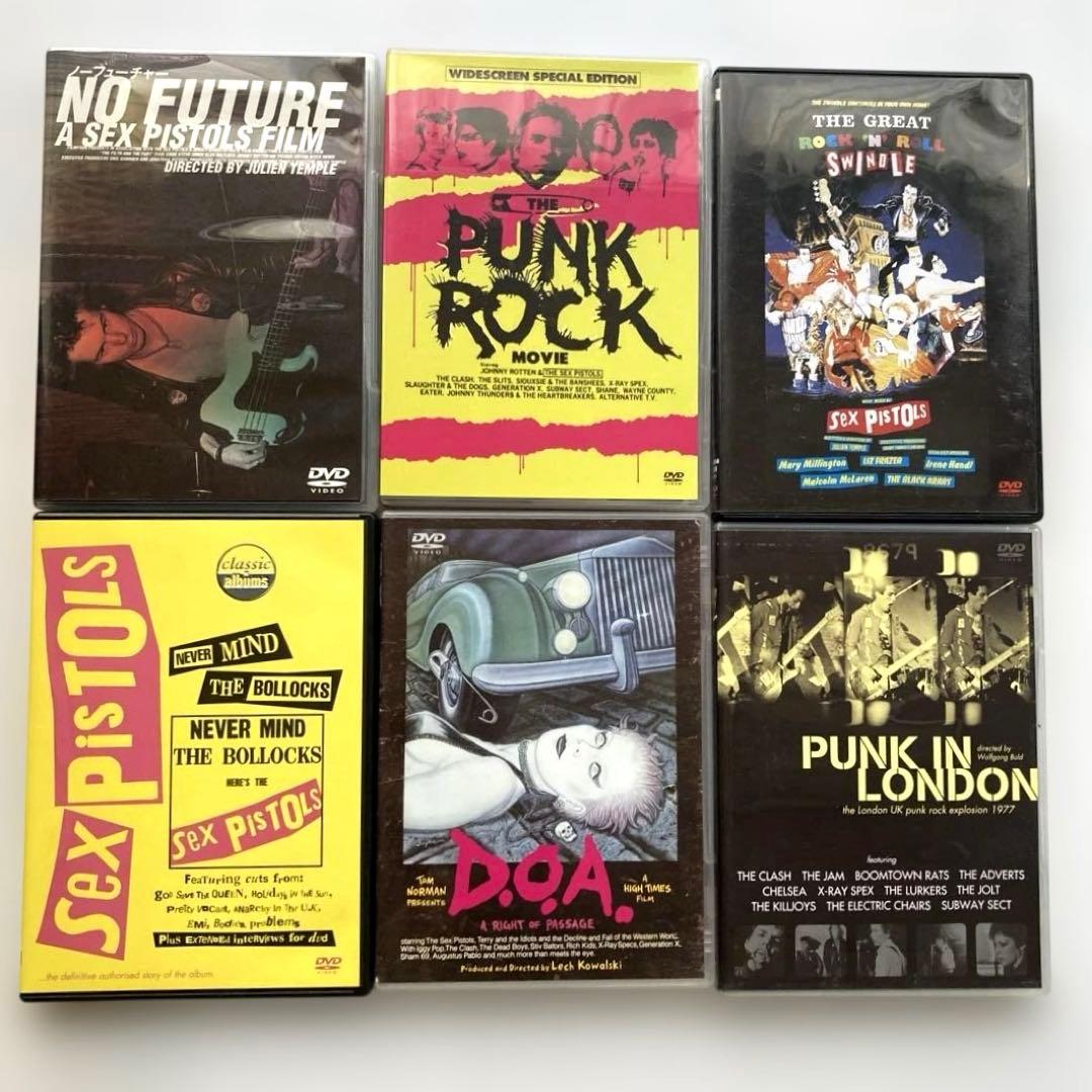 パンク　DVD 18枚　sex pistols the clash