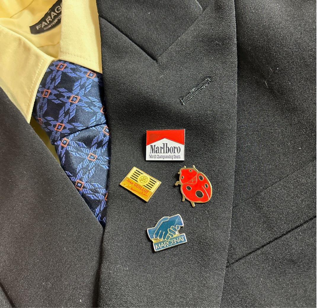90s vintage レトロセットアップ スーツ ピンズ No.103
