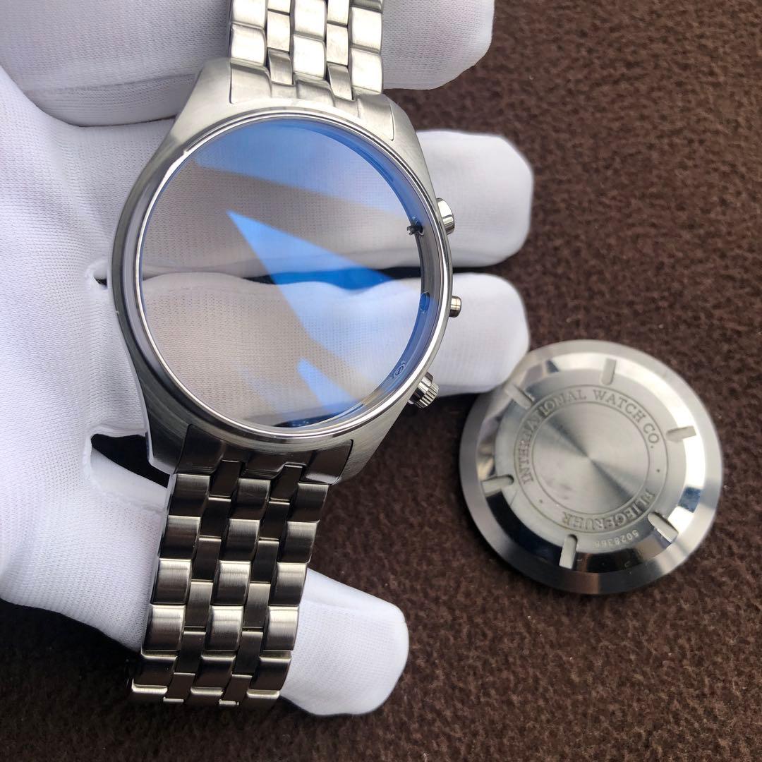 IWCパイロットウォッチ交換用ジェネリックケース風防ブレスのセット(オマケ付き)