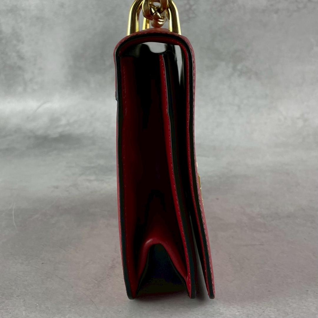 超希少美品⭐︎PRADA プラダ サフィアーノ 赤 レザー ショルダーバッグ