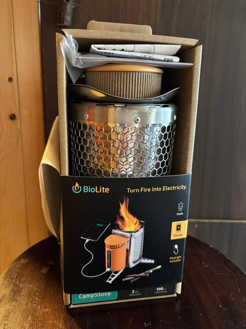mappy 未使用)BioLite バイオライト キャンプストーブwith