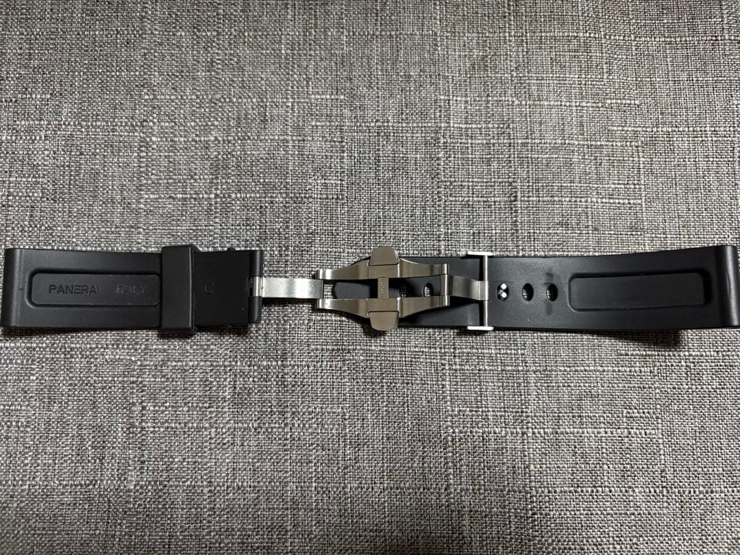 Panerai パネライ　ラバーベルト Dバックル付