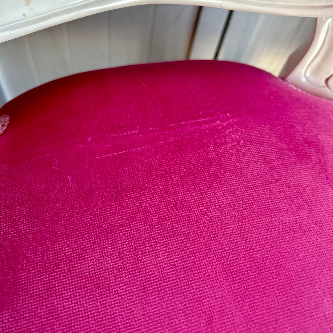 ロココ調　椅子　プリンセス　姫　ダイニングチェアA　ピンク　アンティーク