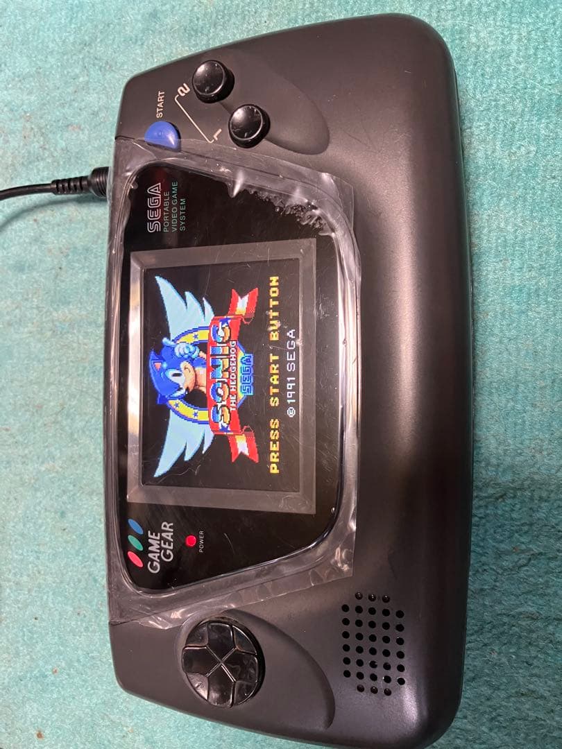 HDMIテレビ出力機能付、IPS液晶搭載カスタムゲームギア本体