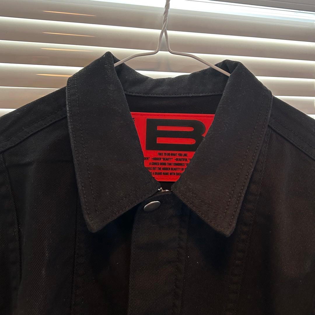 ジャケット・アウター BEEDEN BLACK TWILL JAKET