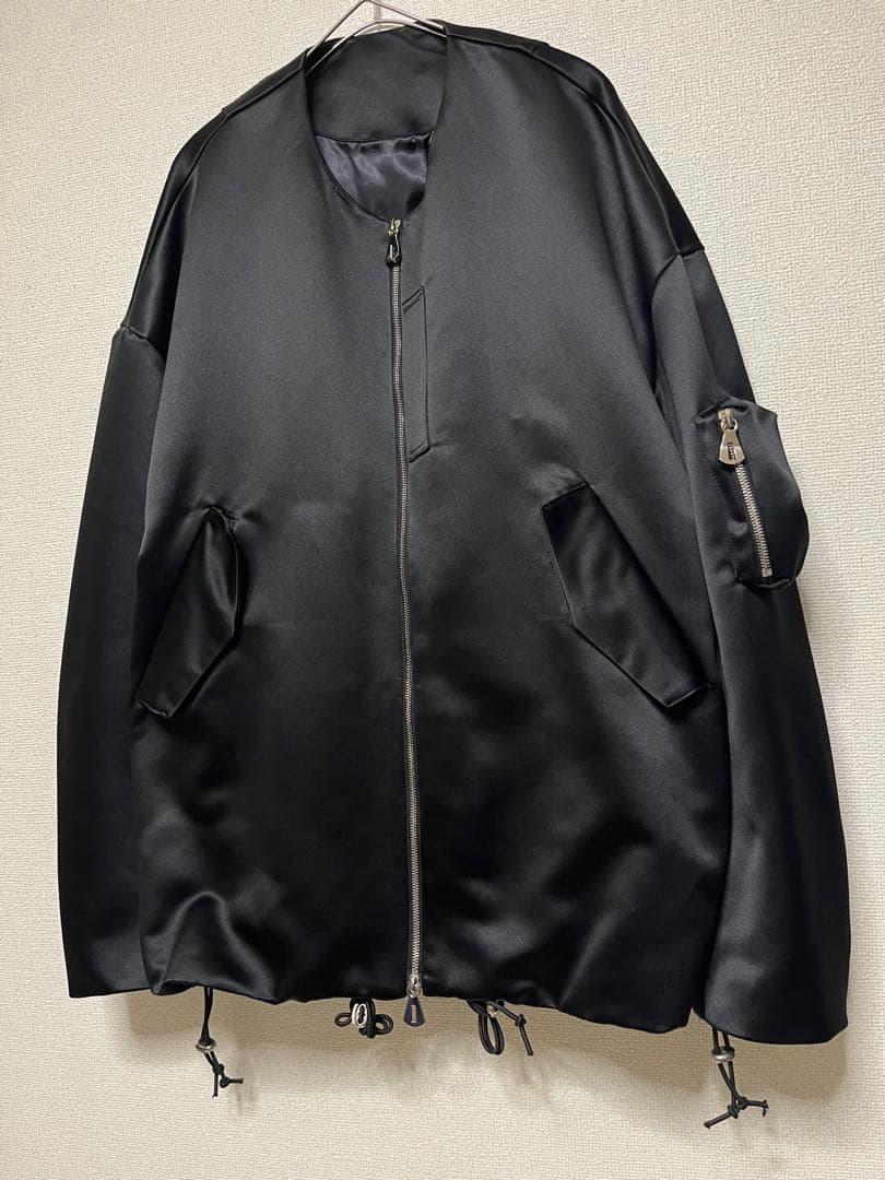ITTI×Lui's MA-1 ブルゾン　オーバーサイズ　サテン　イッチ　ルイス
