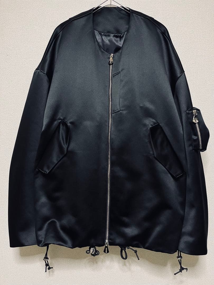 ITTI×Lui's MA-1 ブルゾン　オーバーサイズ　サテン　イッチ　ルイス