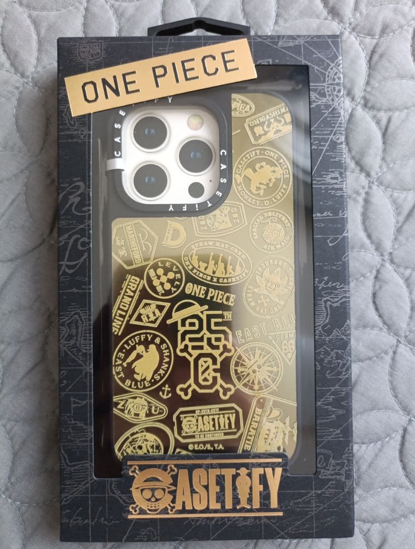 ONE PIECE CASETiFY iPhone15 pro ケース 金 新品