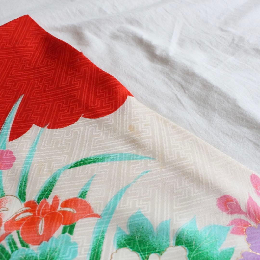 七五三 3歳 子供 女の子 正絹 着物 ベロア 被布 セット