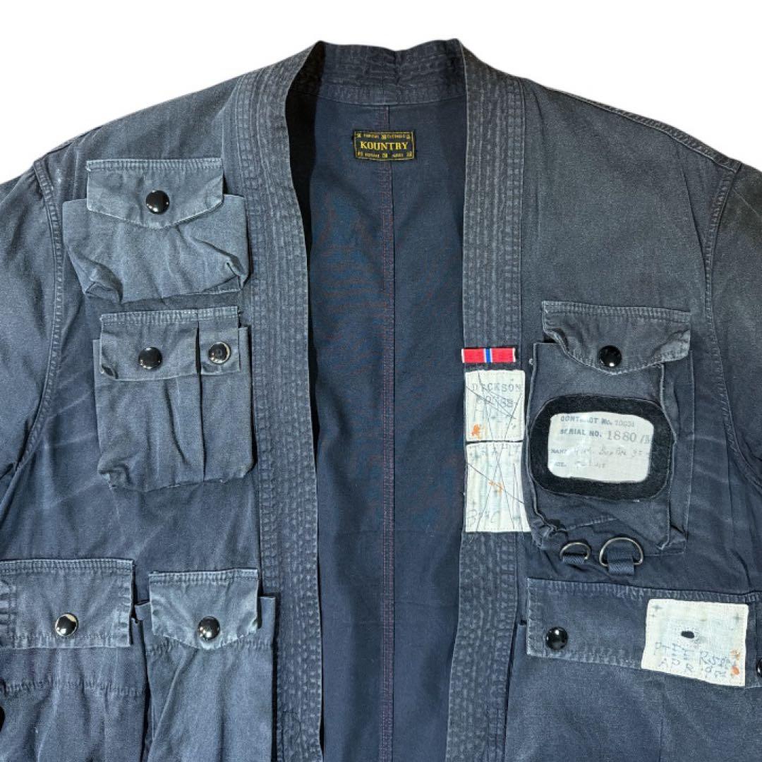 KAPITAL KOUNTRY フィッシング KIMONO シャツ ミリタリー