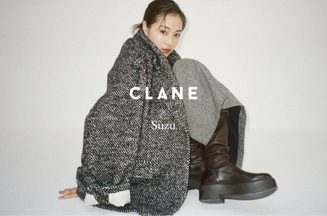 SuzuHirose×CLANE MIX COLOR OVER COAT