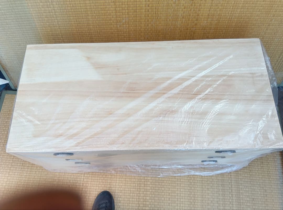 総桐衣装タンス　TSUDA 木製 3段衣装ケース　桐タンス