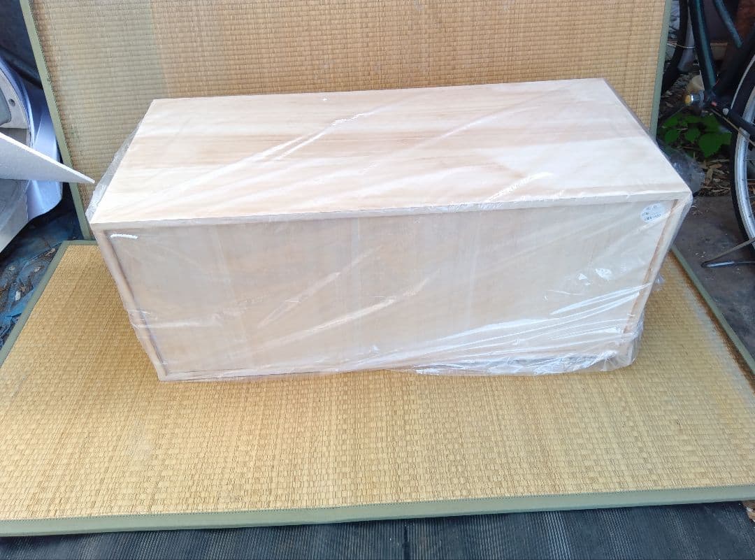 総桐衣装タンス　TSUDA 木製 3段衣装ケース　桐タンス