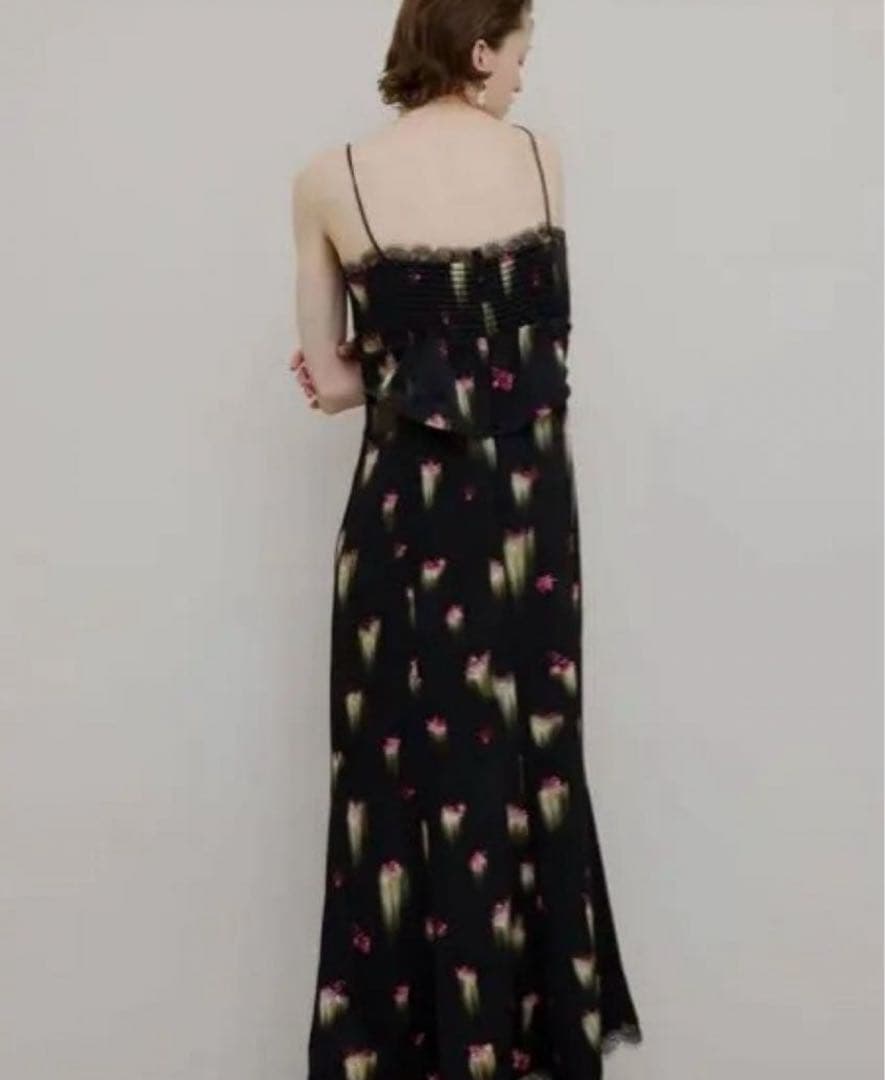 【値下げ可】アメリヴィンテージ　CLARA SATIN CAMI DRESS M