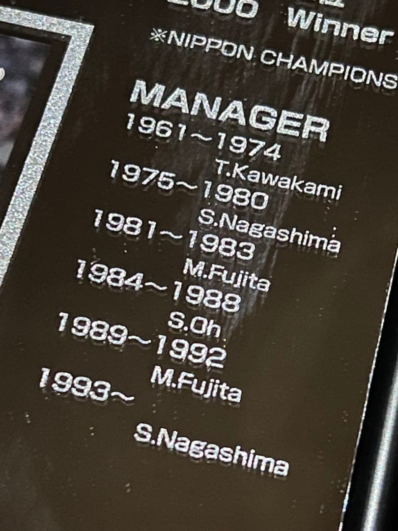 ☆2000年 読売ジャイアンツ チャンピオン記念パブミラー／新品・未使用☆