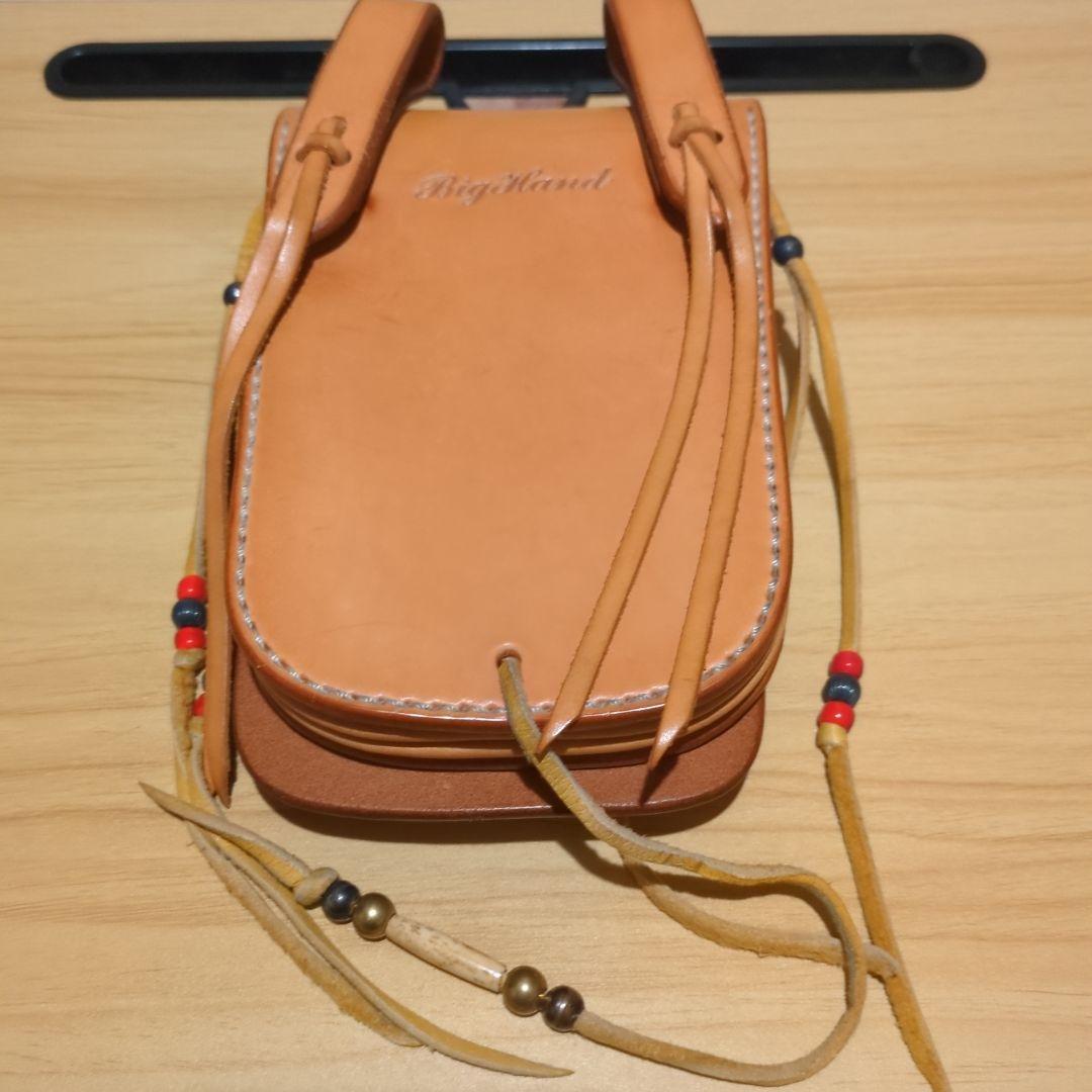 m*1様 BIGHANDレザーメディスンバッグ¥46,200検)ゴローズ gor