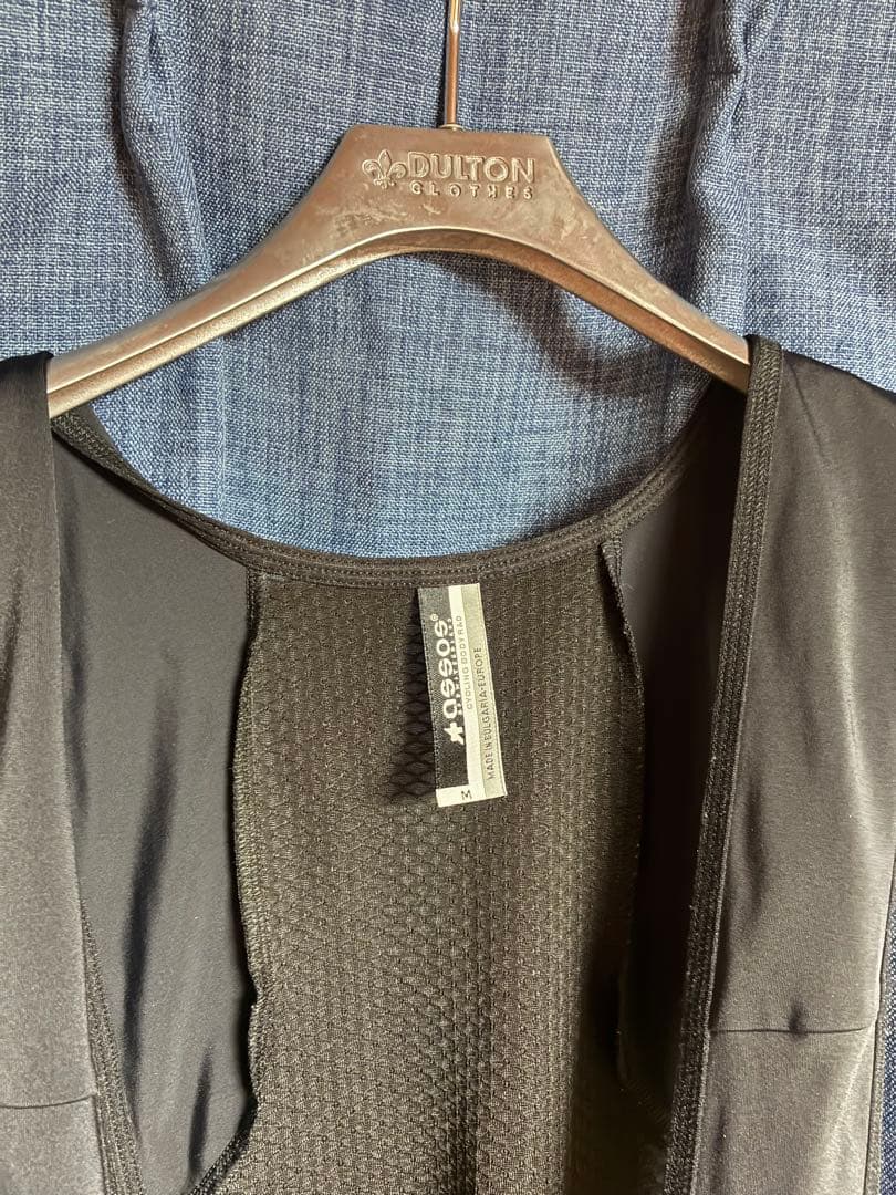 assos ブラック ビブタイツ M