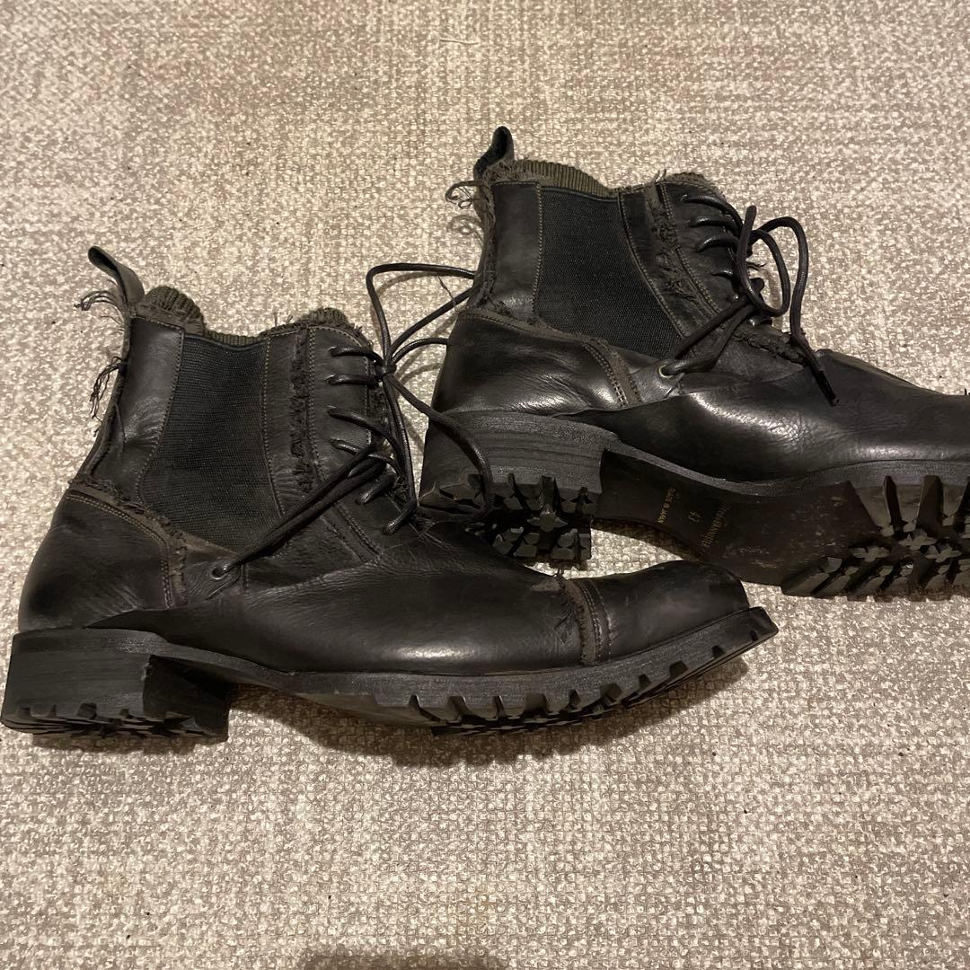 【alfredobannister】 レザー ハイカットブーツ 黒