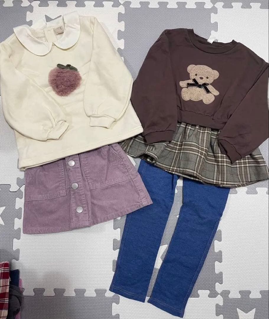キッズ ガール 春秋冬服まとめ売り 【110cm】