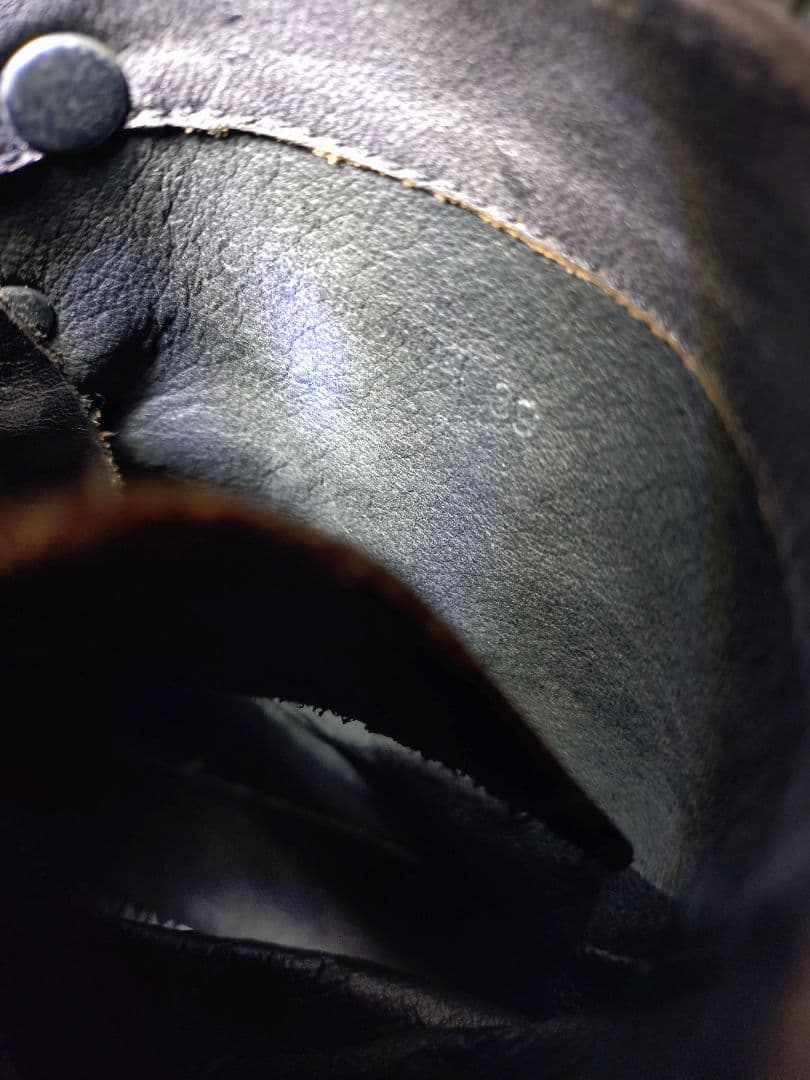 アルフレッドバニスター　ミリタリーブーツ 黒色