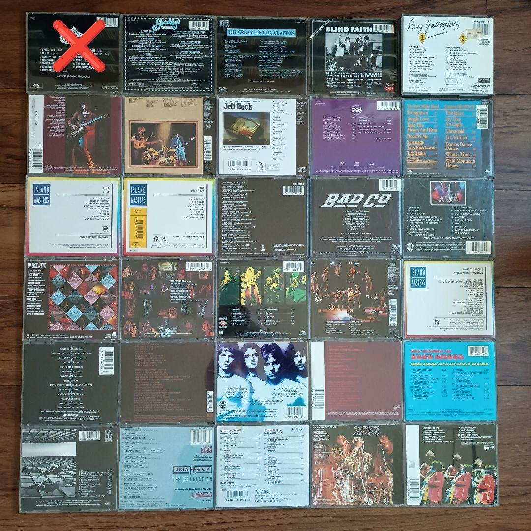 ハードロック中古CD　29作品まとめ売り