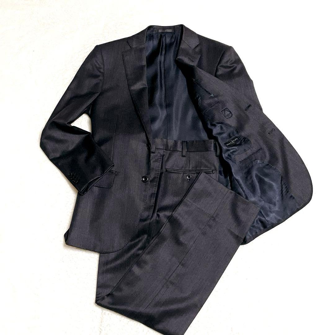 【美品】HILTONTIME スーツ　Super150’s ビキューナ　最高級