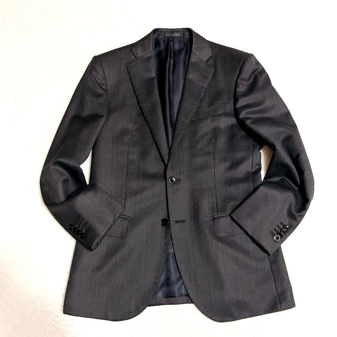 【美品】HILTONTIME スーツ　Super150’s ビキューナ　最高級