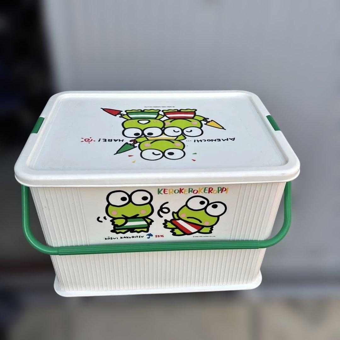 レトロ　けろけろけろっぴ　　収納ケース