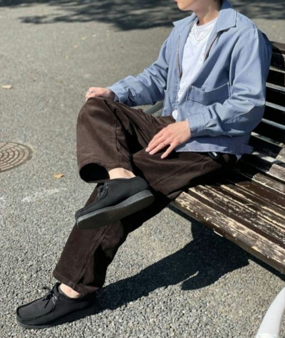 Clarks ブラック Wallabee 26cm クラークス ワラビー