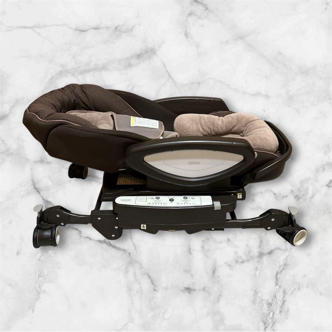 【美品】アップリカ ユラリズム オートプラス DX 電動 抱っこ乗せ替 ベビー