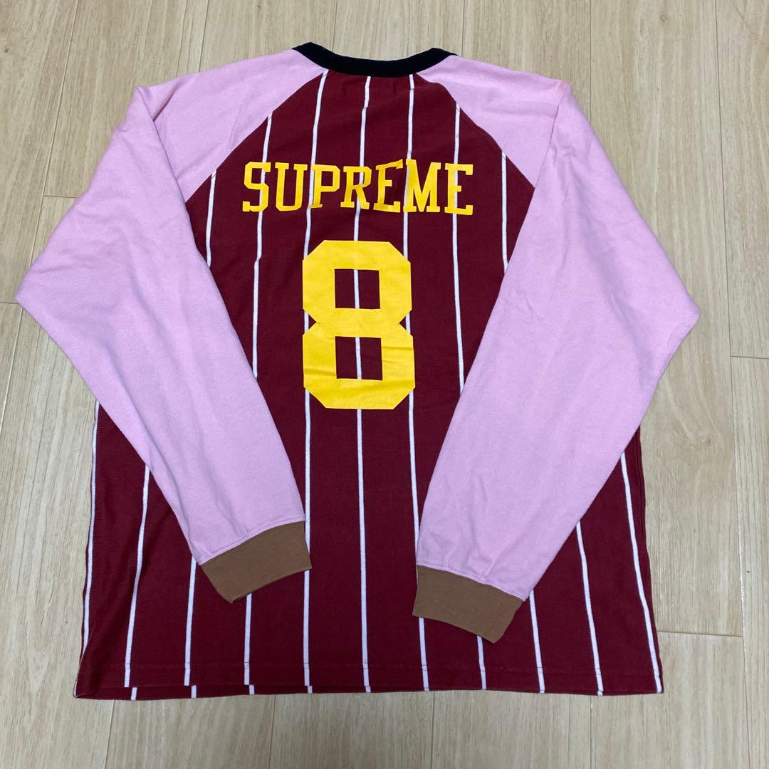 トップス Supreme Stripe Raglan L/S Top