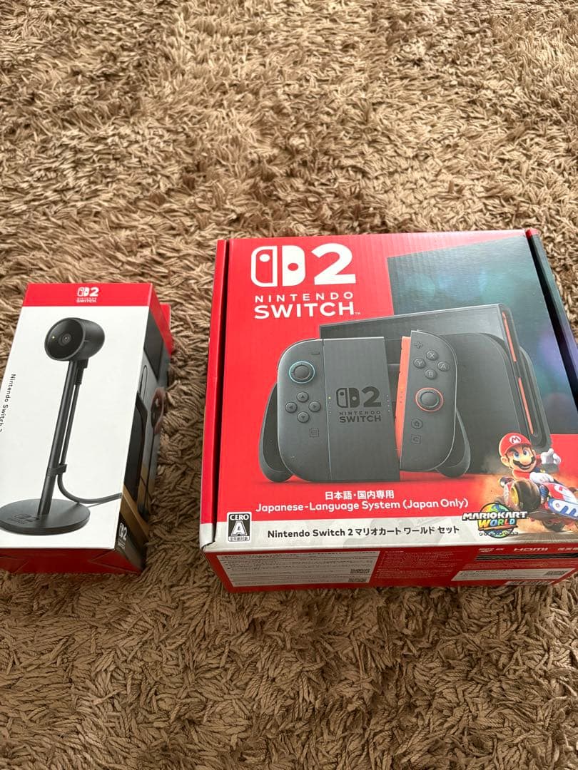 Nintendo Switch 2 日本語専用 本体セット、カメラ付き