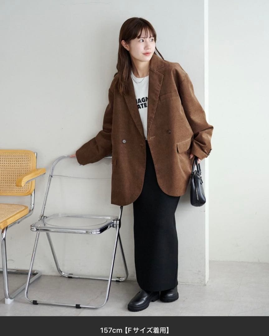 DISCOAT コーデュロイWブレストジャケット