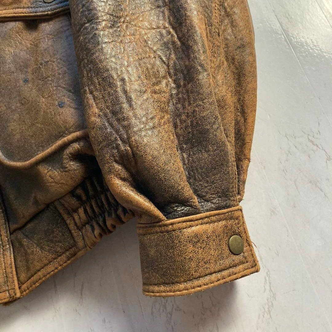 マ*ラ様 90s vintage フライトジャケット　G1 A2 シープスキン