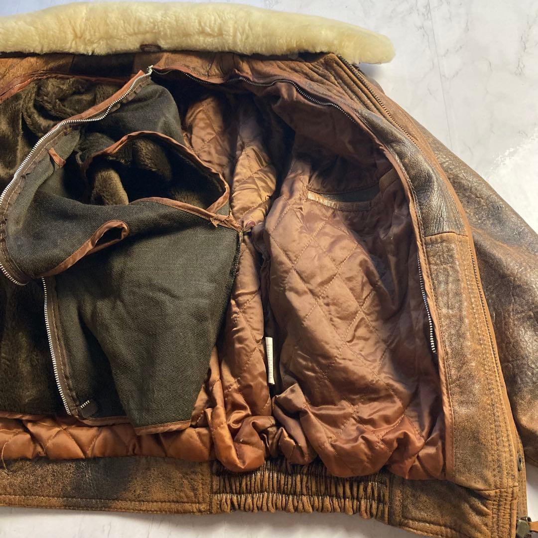 マ*ラ様 90s vintage フライトジャケット　G1 A2 シープスキン