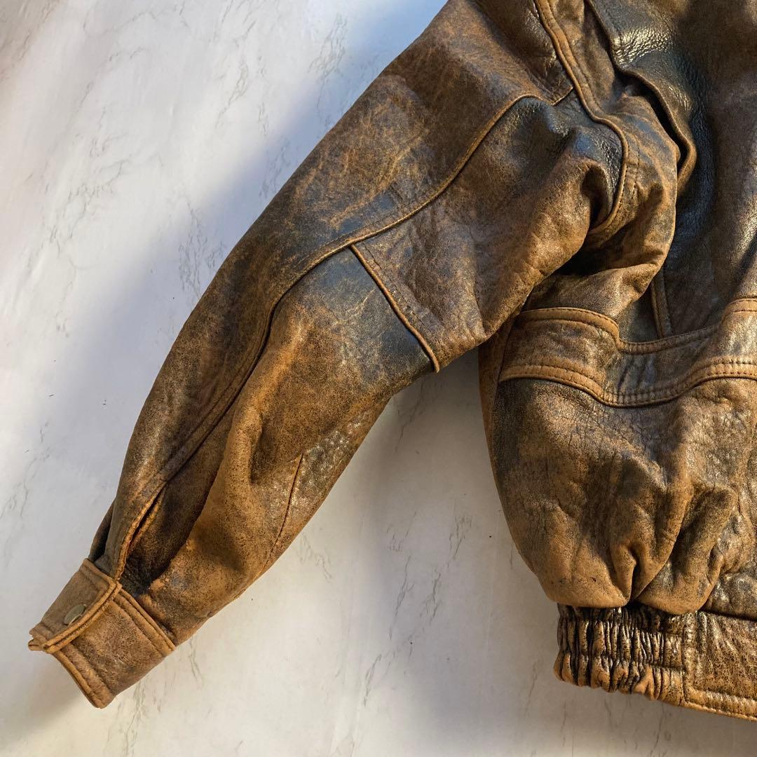 マ*ラ様 90s vintage フライトジャケット　G1 A2 シープスキン