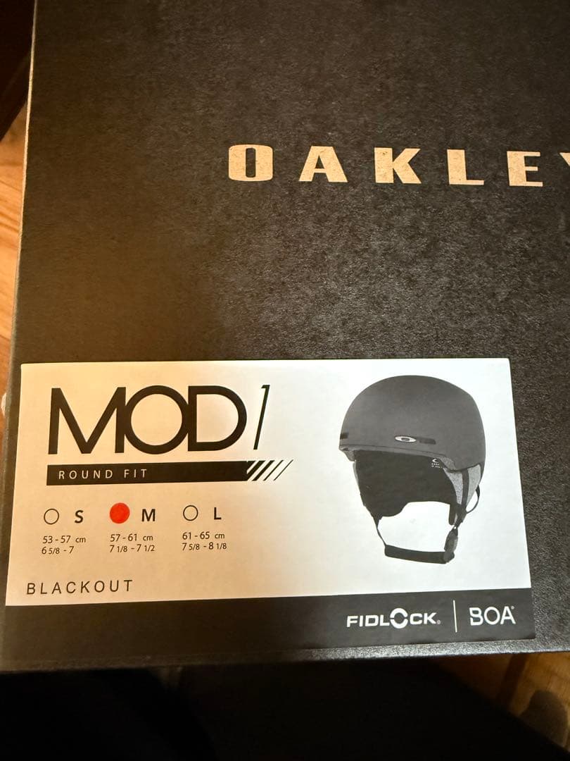 OAKLEY MOD1 ヘルメット ブラックアウト　Mサイズ
