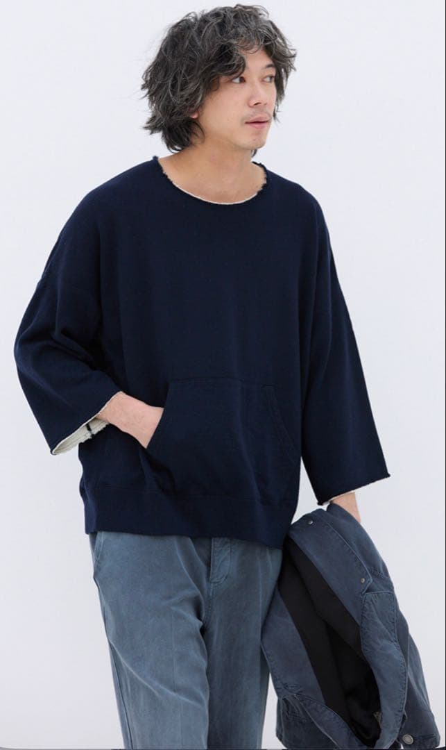 トップス visvim BURROW DUAL SWEAT (SUPERFINE)