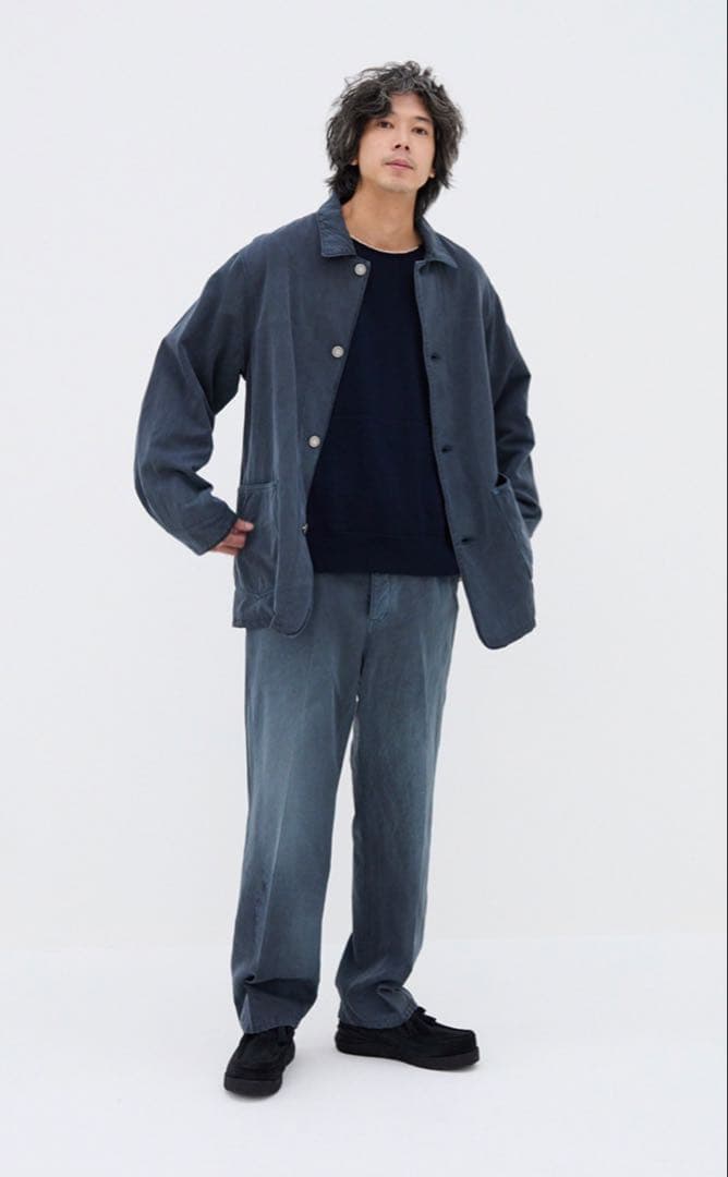 トップス visvim BURROW DUAL SWEAT (SUPERFINE)