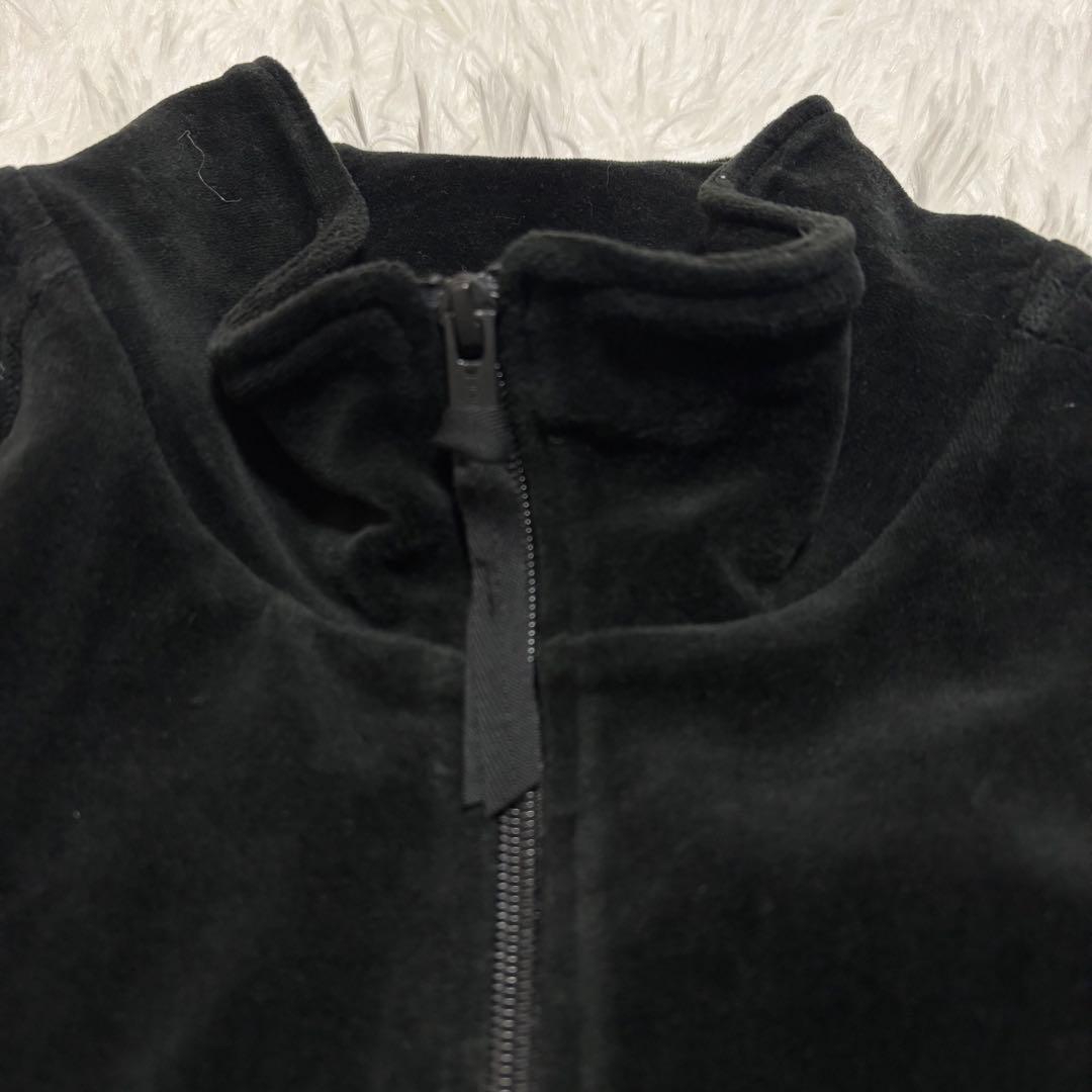 AVIREX ベロアトラックジャケット 黒 2XL ビッグサイズ 美品