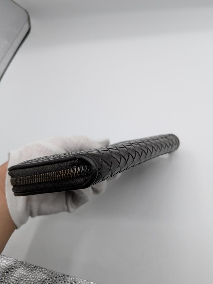 美品✨ ボッテガヴェネタ ラウンドファスナー長財布 イントレ ブラウン 0L2