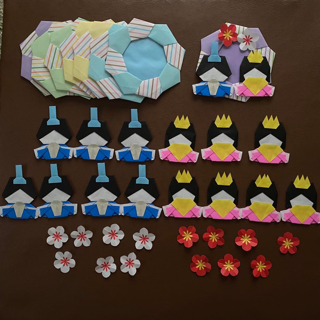 専用　ひな祭り　3月　制作キット　8個　折り紙　壁面飾り　飾り　ハンドメイド