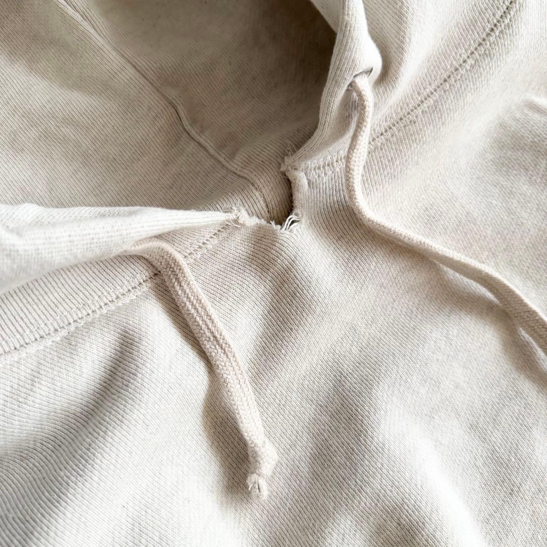 【トゥデイフル】ヘビーウェイトスウェットパーカー クリーム F 厚手 フーディー