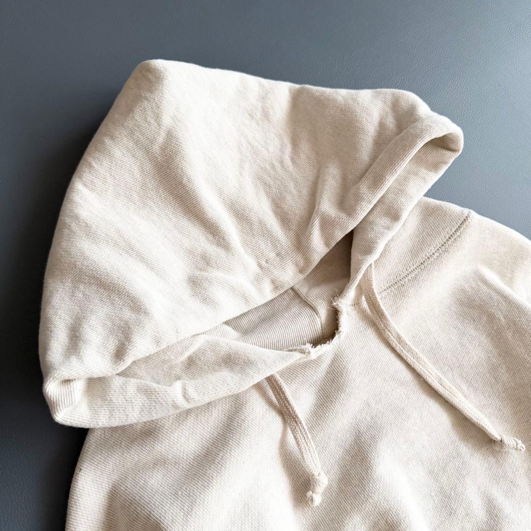 【トゥデイフル】ヘビーウェイトスウェットパーカー クリーム F 厚手 フーディー