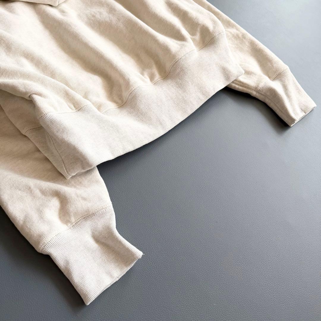 【トゥデイフル】ヘビーウェイトスウェットパーカー クリーム F 厚手 フーディー