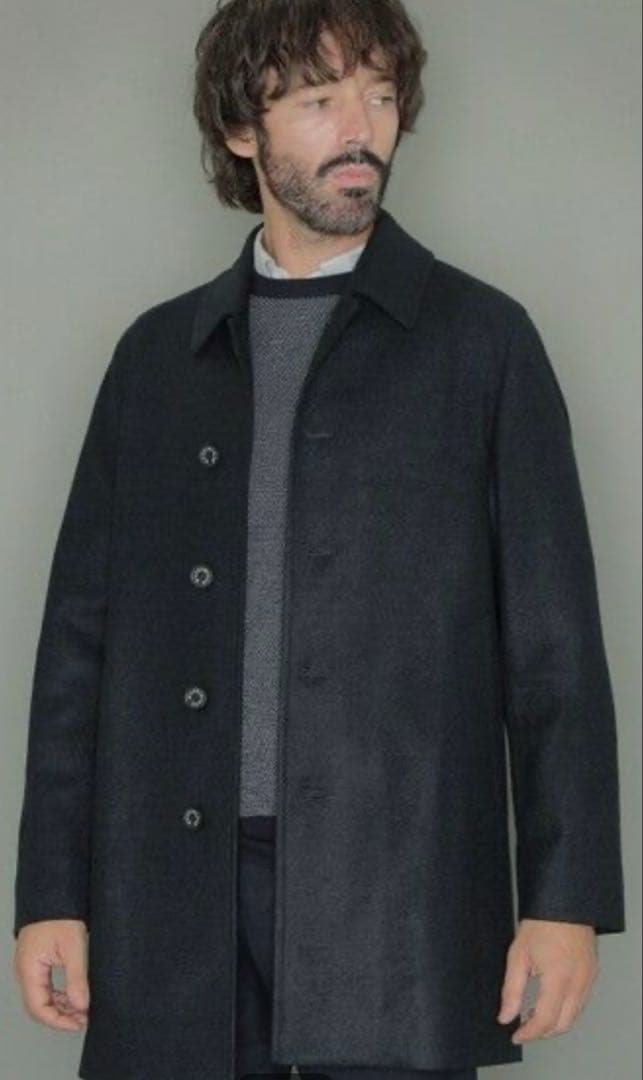 マッキントッシュロンドン【FLEX JERSEY】ツイードシングルコート