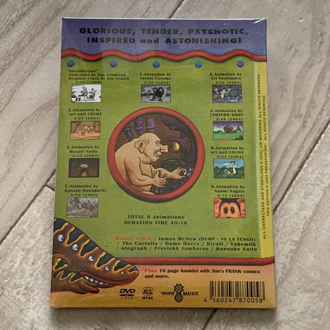 ジム・ウードリング VISIONS OF FRANK DVD 新品未開封 アニメ