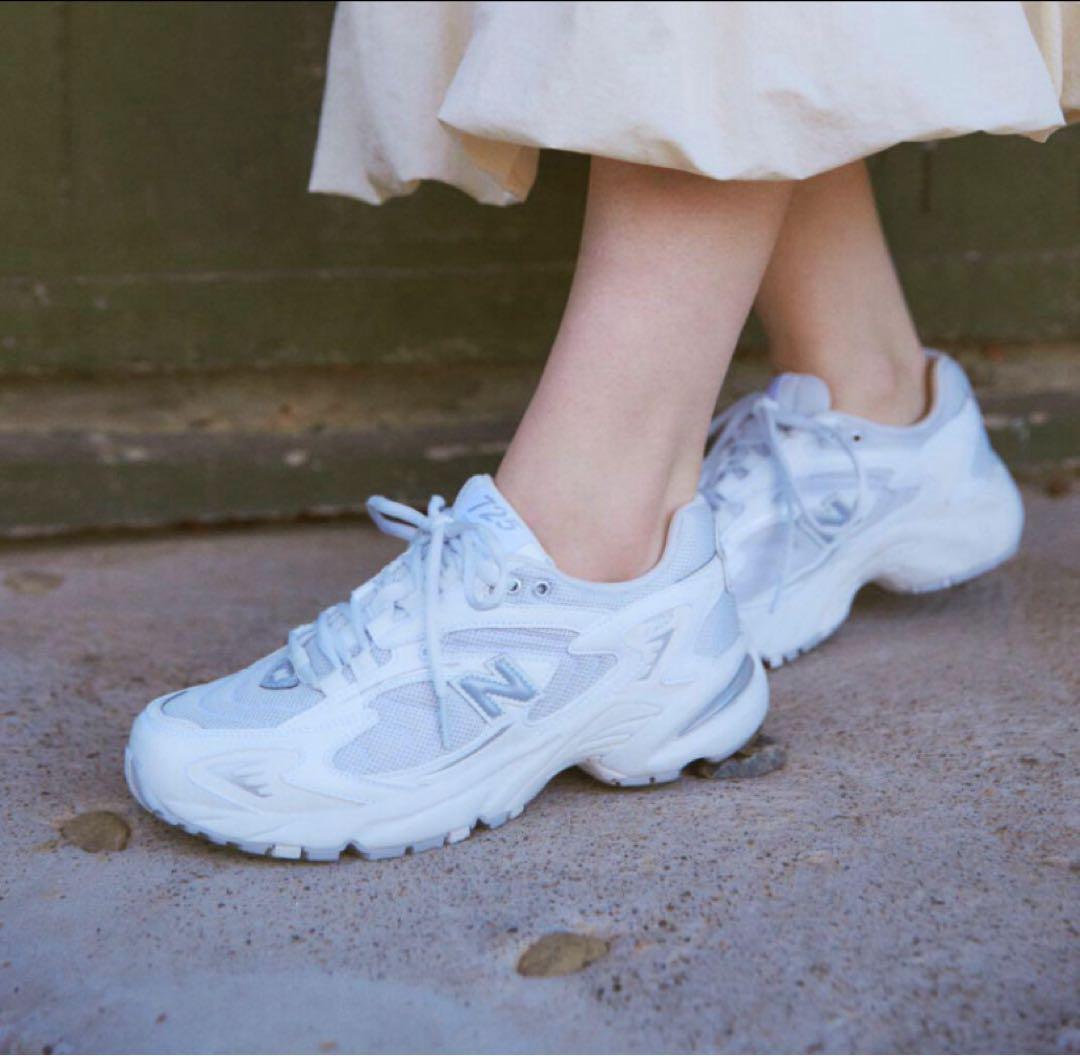 ［未使用］別注New Balance ML725UGW ホワイト 25.0cm