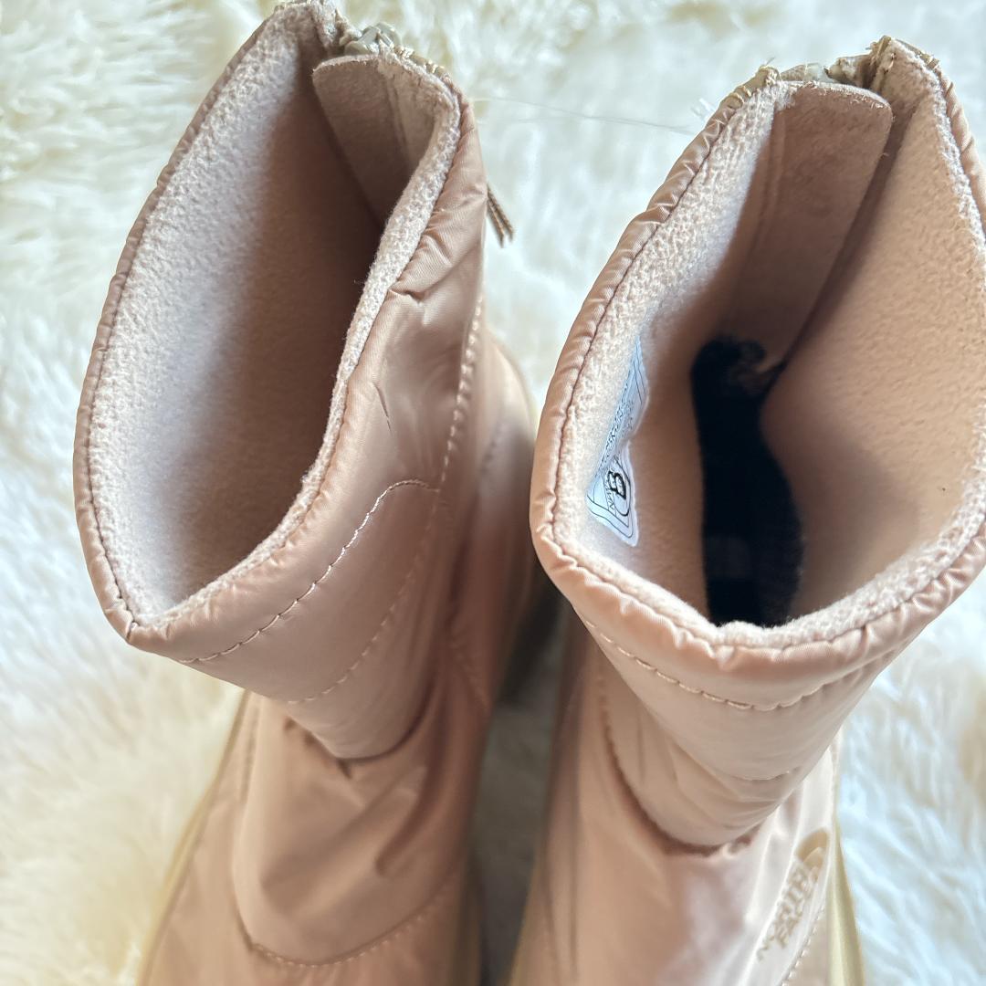 新品未使用☆ ノースフェイス ショートブーツ キルティング ベージュ